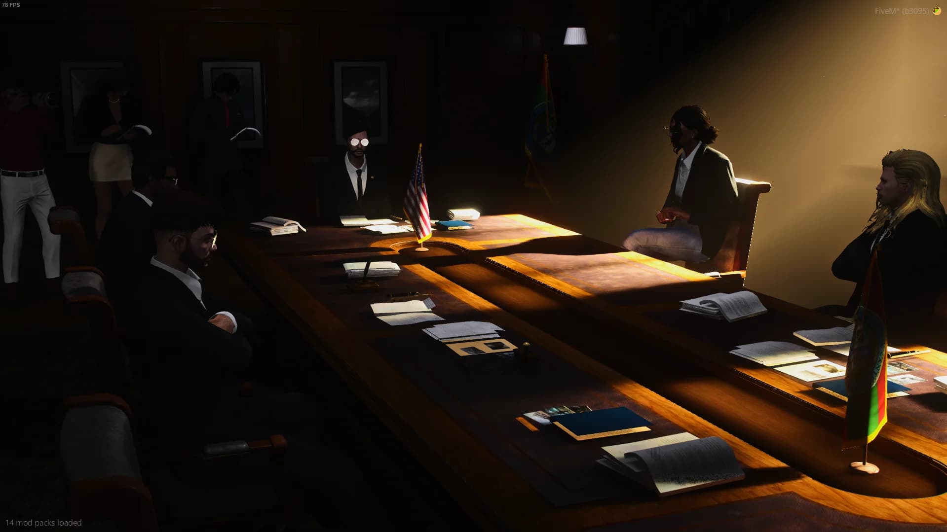 Réunion gouvernementale sous l'ère Moore — Los Santos
